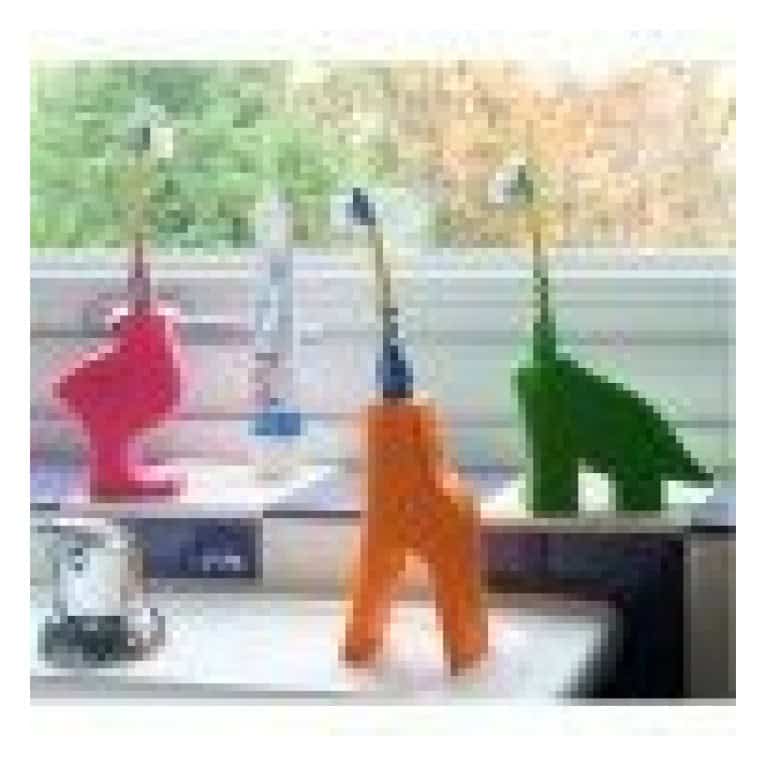 מעמד למברשת שיניים - דינוזאור