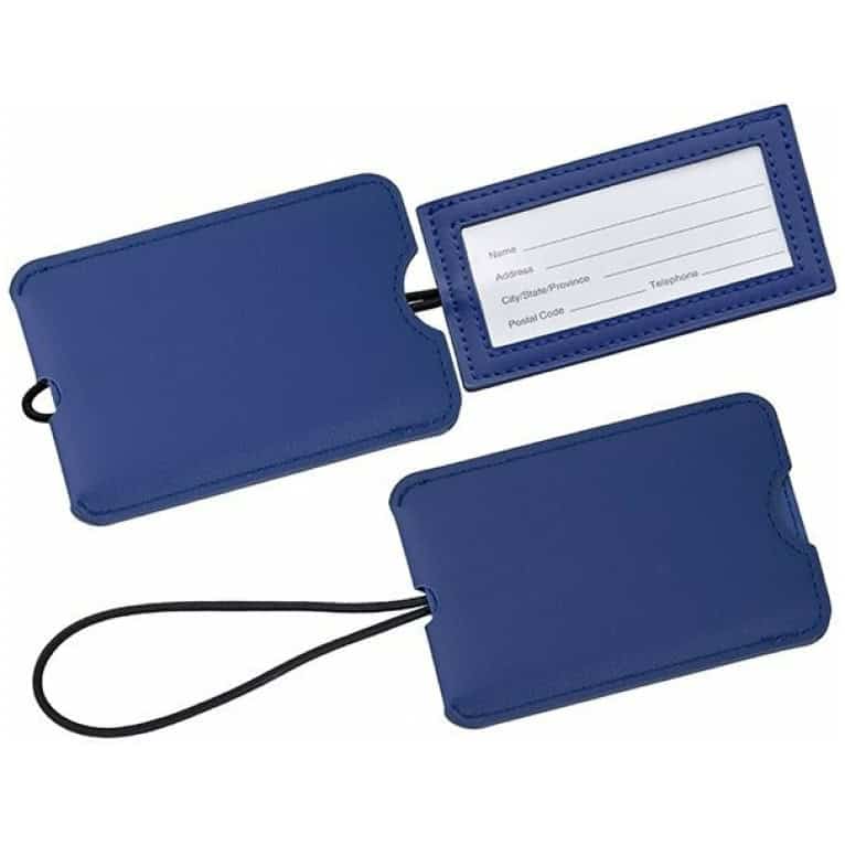 "פרימיום" תג מזוודה נשלף דמוי עור