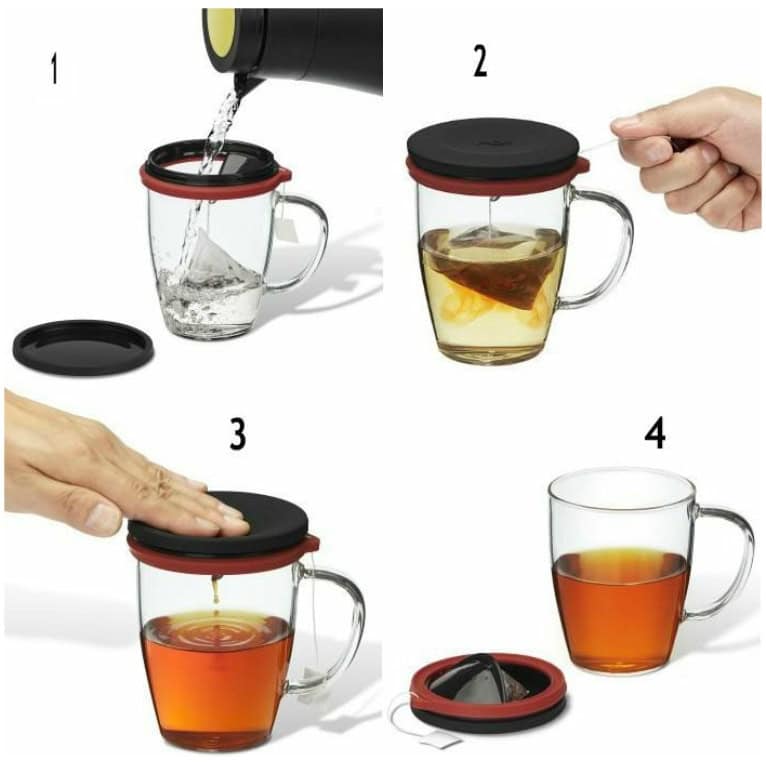 ספל לחליטה ומיצוי תיונים Savor Tea Mug