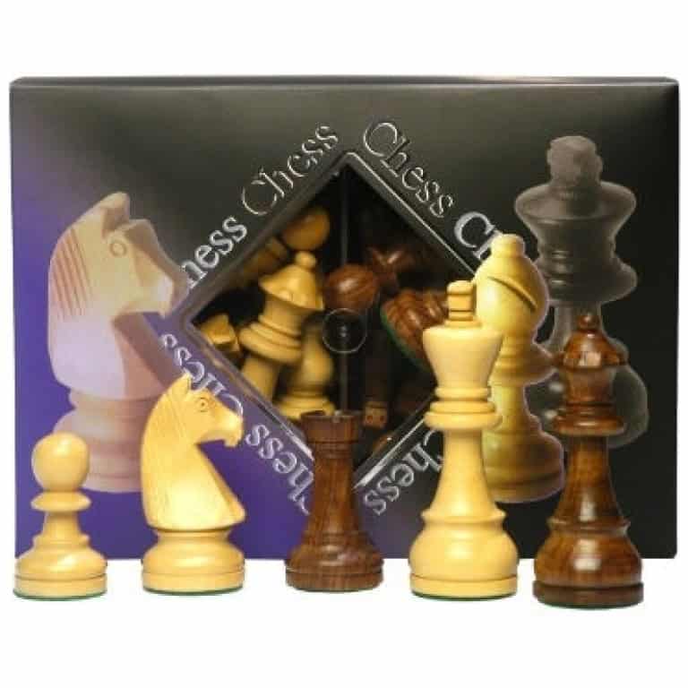 סט כלי שחמט מעץ אגוז דגם סטאונטון 703