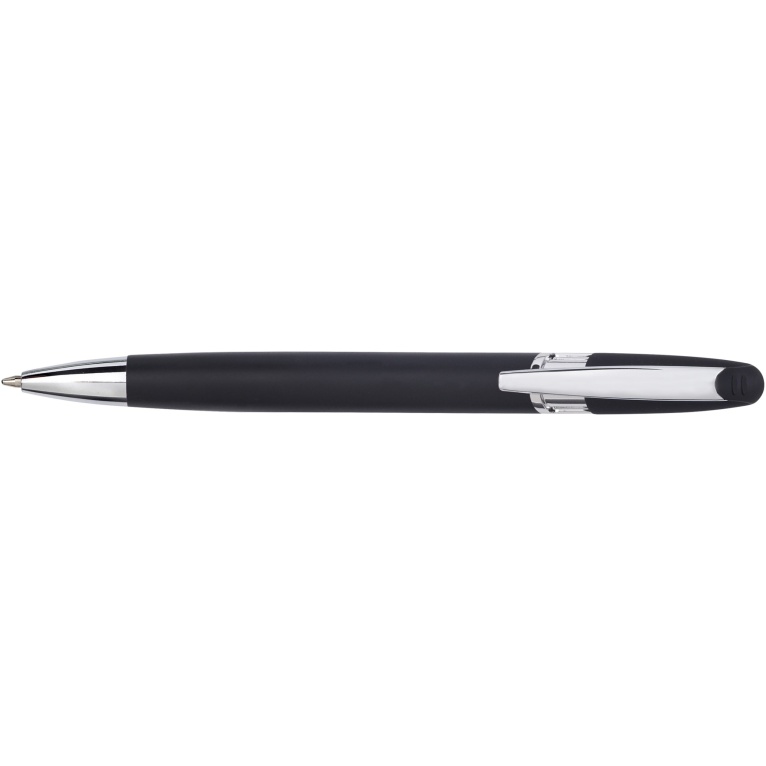"פולאריס" עט מתכת ראש כדורי סיליקון מט שחור