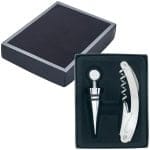 מארז לפתיחת יין הכולל פקק לשימור היין