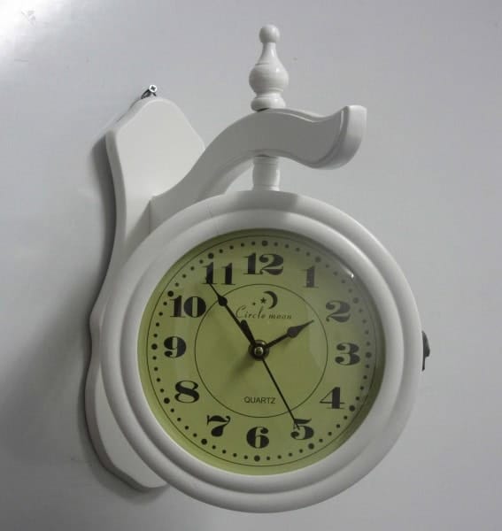 3271-5260-W שעון רכבת עץ מסוגנן – תמונה 1