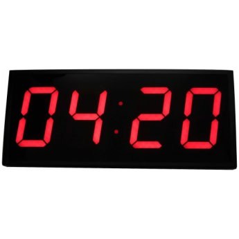 שעון קיר דיגיטלי שעות ודקות ענק עם שלט X60X26 LED