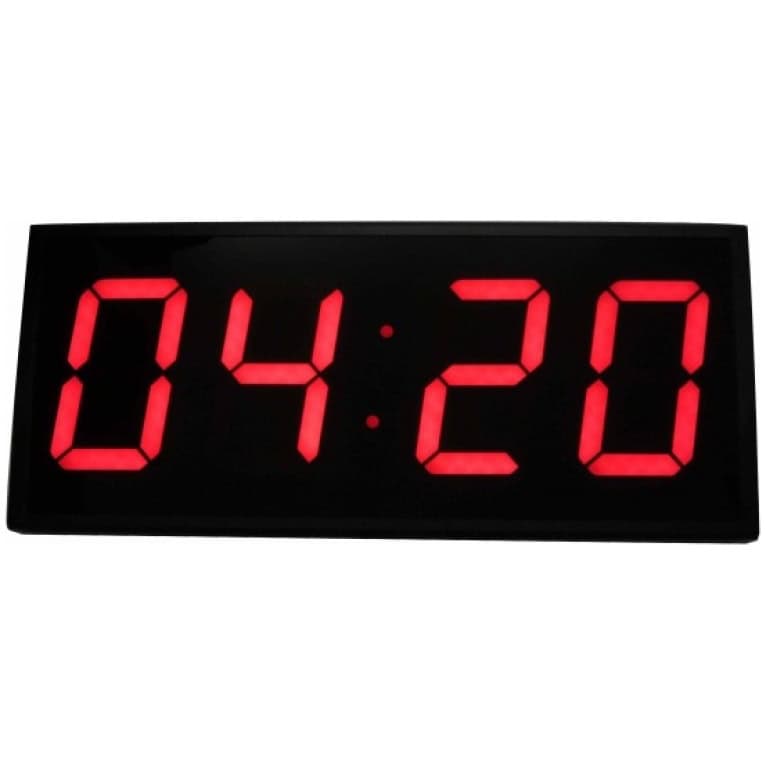 ⁦שעון קיר דיגיטלי שעות ודקות ענק עם שלט X60X26 LED⁩ – תמונה ⁦1⁩