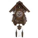 שעון קוקיה גדול וקלאסי מעץ מלא לבית ולמשרד