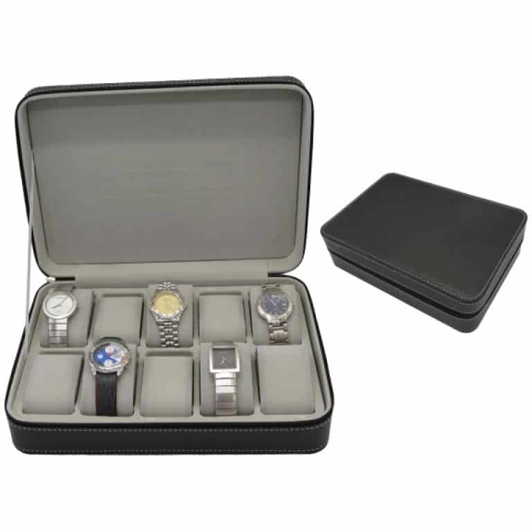 קופסת נסיעות סגורה ל-10 שעונים