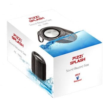 רמקול PiZZi SPLASH עמיד למים עוצמתי 10W סאונד 360 היקפי - תמונה 1