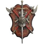 חרב תלייה על לוח - אבירי השולחן העגול