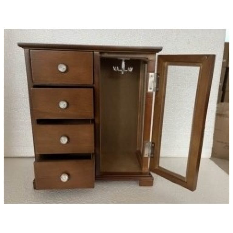 קופסת תכשיטים מעוצבת לאחסון טבעות ועגילים