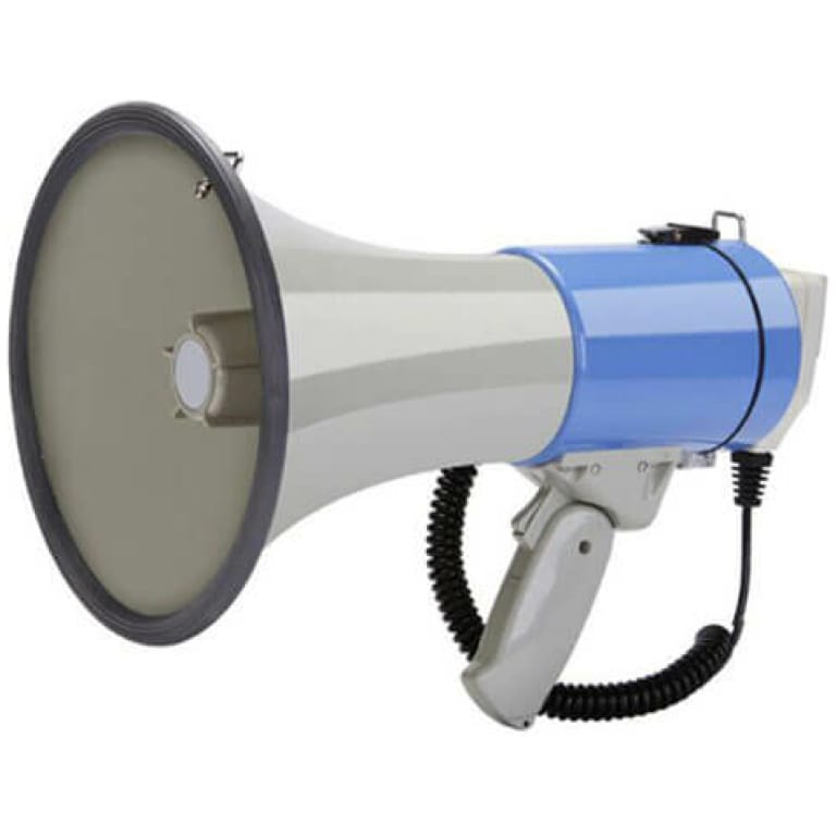 מגפון ענק ועוצמתי לסדר להפגנות