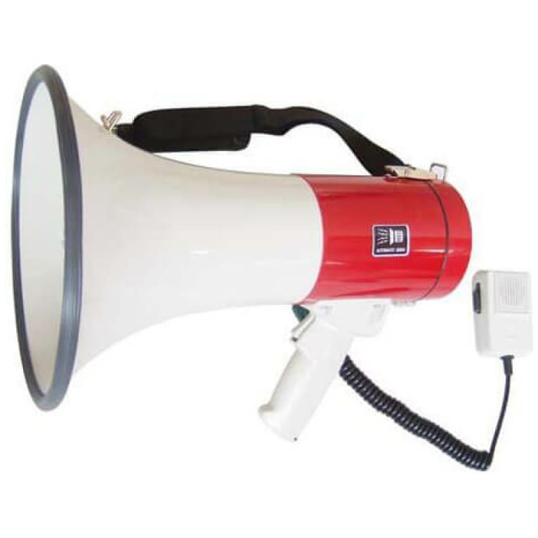 מגפון ענק ועוצמתי לסדר להפגנות