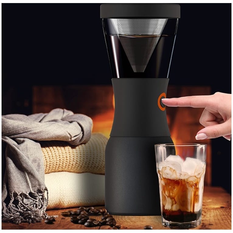 ⁦מכשיר חליטת קפה להכנת משקה קר Coldbrew משולב עם מיכל תרמי נירוסטה מבית ASOBU⁩ – תמונה ⁦3⁩
