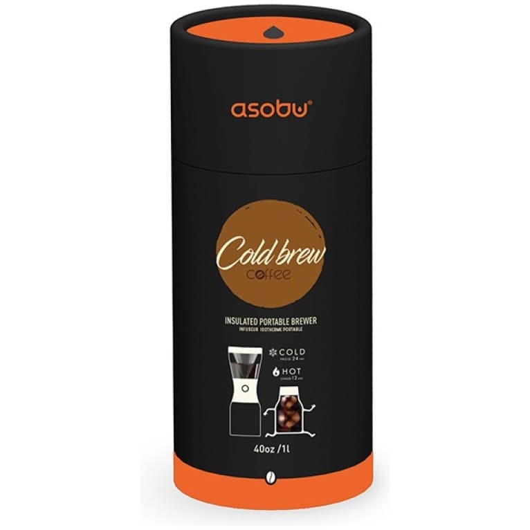 ⁦מכשיר חליטת קפה להכנת משקה קר Coldbrew משולב עם מיכל תרמי נירוסטה מבית ASOBU⁩ – תמונה ⁦6⁩