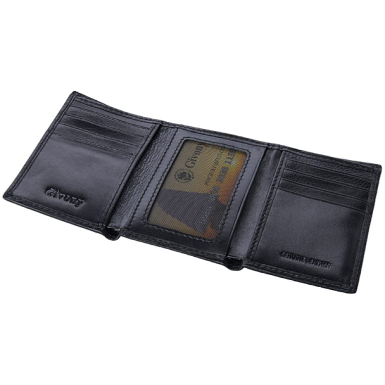 ארנק עור שחור לגבר