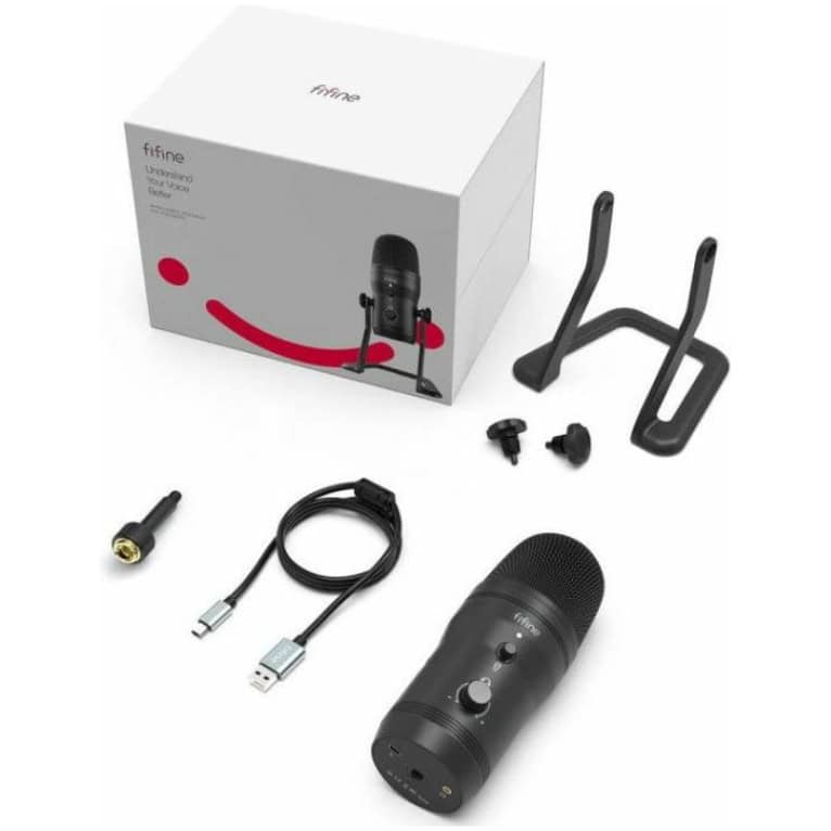 ⁦מיקרופון שולחני USB עם מעמד⁩ – תמונה ⁦2⁩