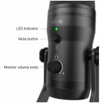 מיקרופון שולחני USB עם מעמד – תמונה 3