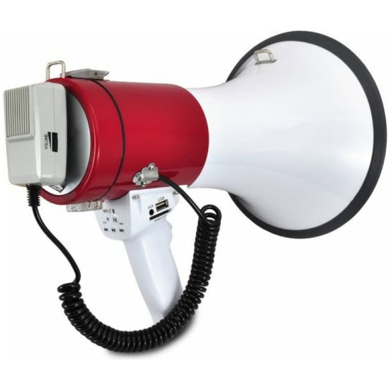 Supernova 50WATT מגפון מיקצועי להפגנות עם נגן מובנה בלוטוס ואופציה לסוללה נטענת