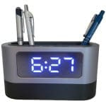 מעמד משרדי עם שעון לד