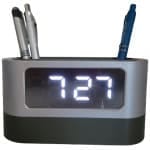 מעמד משרדי עם שעון לד