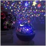 מנורת לילה מדהימה עם אורות כוכבים וירחים