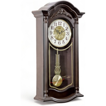 שעון תליה לקיר קלאסי מדמוי עץ