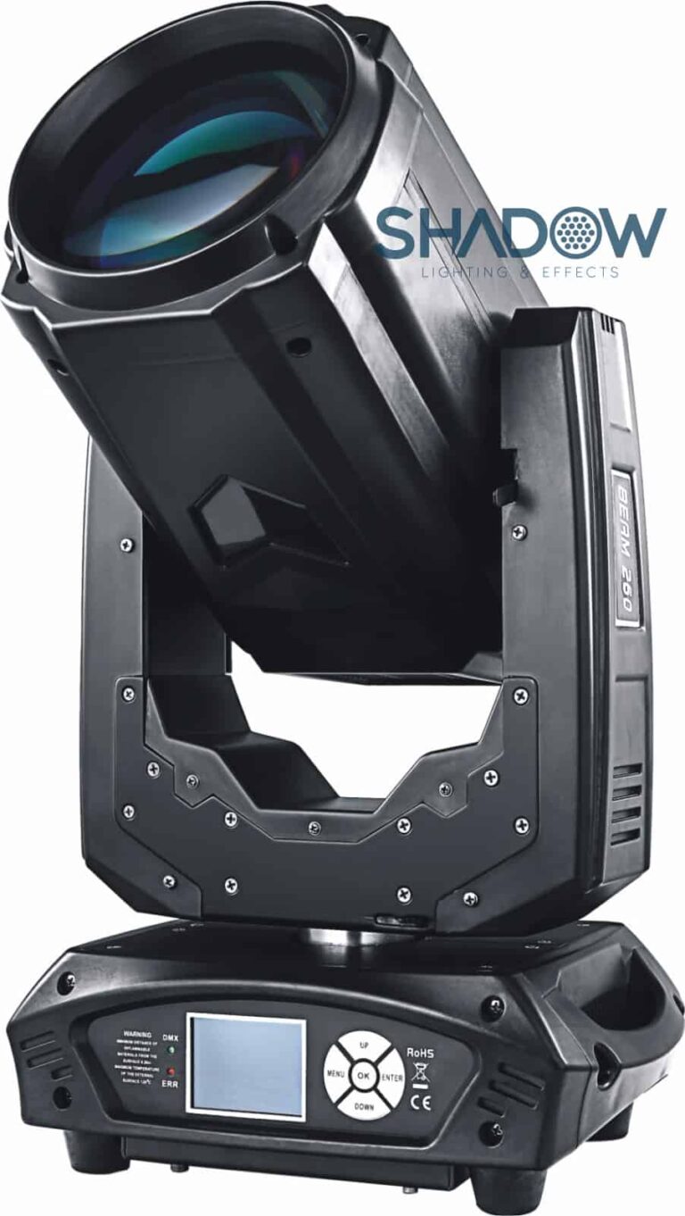 פנס BEAM 260 R9 עם פריזמה וגובו כפולים SHADOW