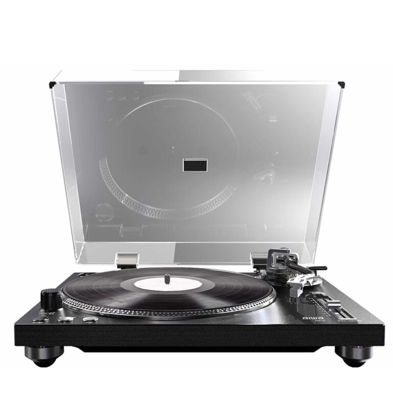 פטיפון מקצועי עם בלוטוס ו-AIWA APX-1200BT USB