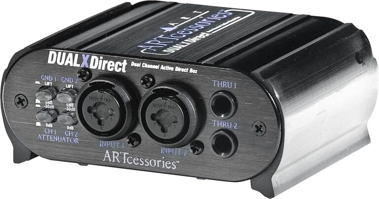 קופסאת DI כפול אקטיבי ART PROAUDIO DualXDirect