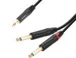 כבל 3.5-2PL באורך 10מ’ מקצועי עם מחברי זהב ABC CABLS