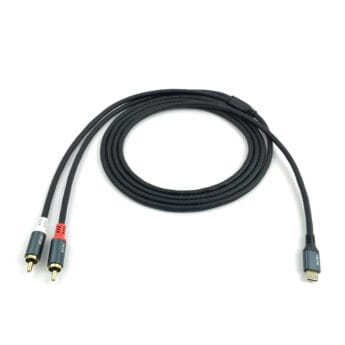 כבל ממיר מ- USB-C ל RCA אורך 2מ ABC CABLES