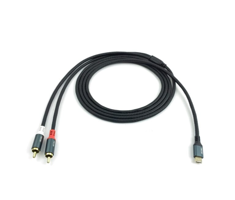כבל ממיר מ- USB-C ל RCA אורך 2מ ABC CABLES