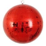 כדור מראות אדום קוטר 80 ס"מ כולל מנוע SHADOW - SB80 RED