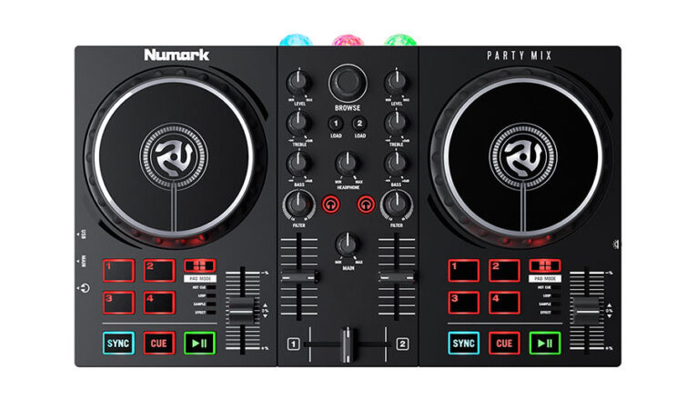 Numark Party Mix Bundle – ערכת DJ למתחילים