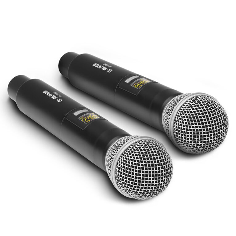 QL Milano K-7082 – זוג מיקרופונים אלחוטיים ידניים במזוודה