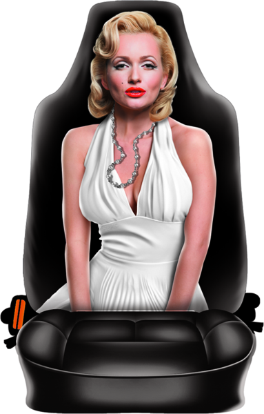 כיסוי למושב הרכב בהדפס MARY