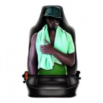 כיסוי למושב הרכב בהדפס Black Man