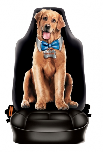 517-hund1.jpg כיסוי למושב הרכב בהדפס FUNNY DOG