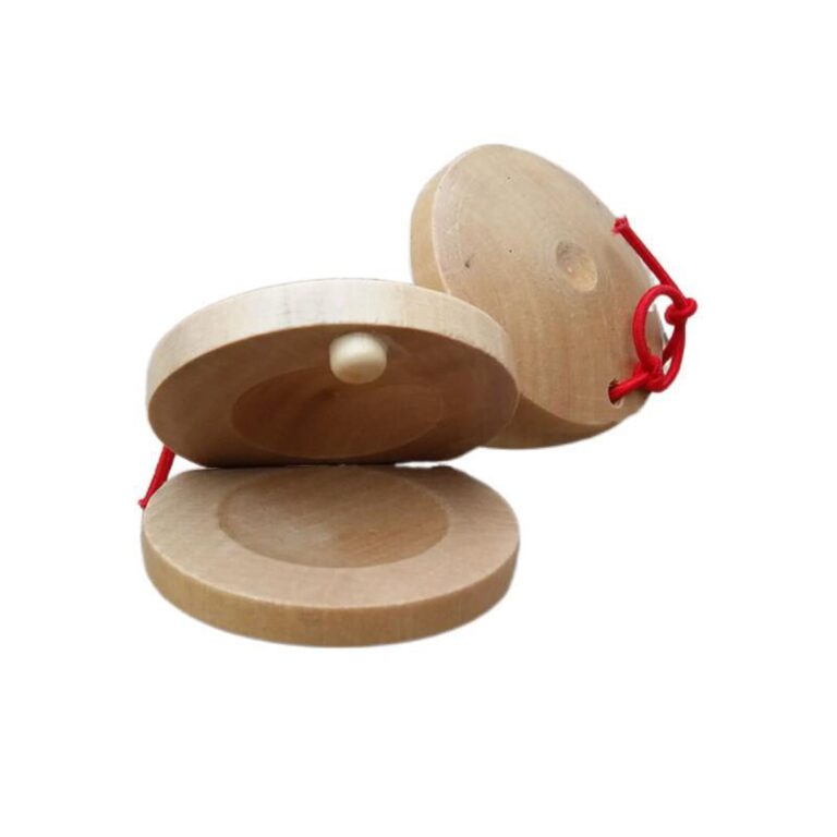 KOALA DRUMS, זוג קסטנייטות מעץ טבעי