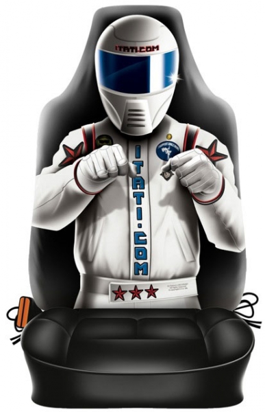 520-Rennfahrer.jpg כיסוי למושב הרכב בהדפס RACE DRIVER