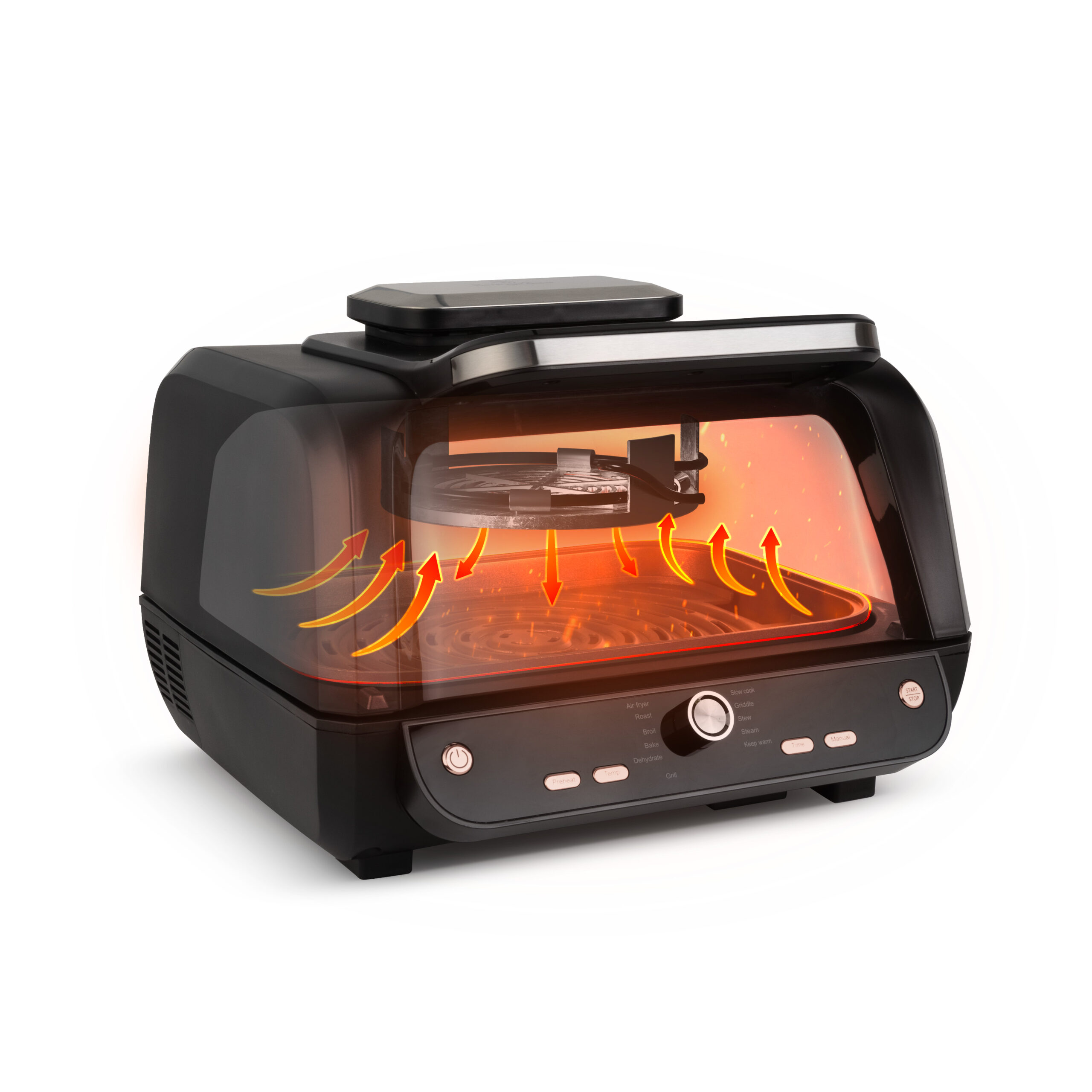 BH9668.jpg אולטרה גריל 12 ב-1 BH9668 Air grill