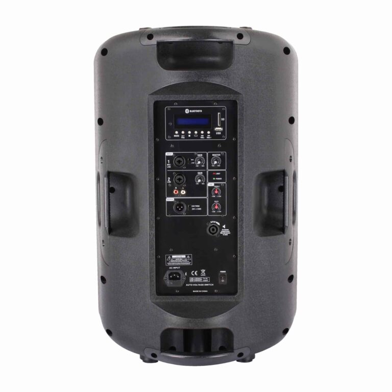 BLG Audio BP13-15, זוג רמקולים 15 אינץ' פאסיבי + אקטיבי עם אביזרים