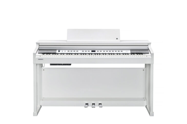 Kurzweil CUP P1 לבן, פסנתר חשמלי נייח עם כיסא
