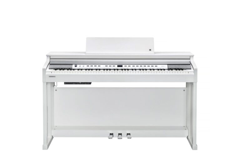 Kurzweil CUP P1 לבן, פסנתר חשמלי נייח עם כיסא