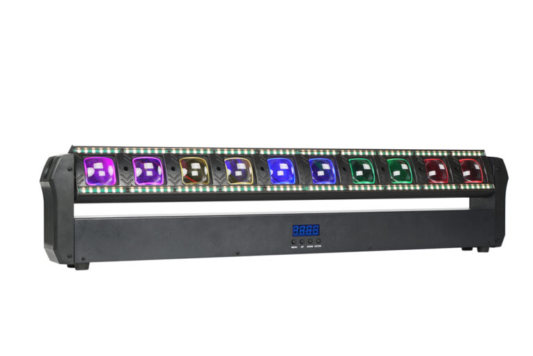 SHADOW LMB180, מניפת לד מובינג 10X40W עם מסגרת לד