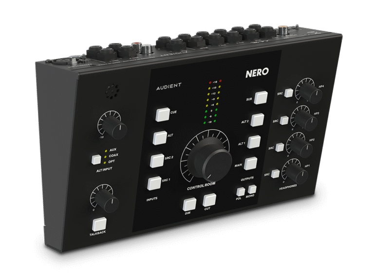 Audient NERO, בקר מוניטורים שולחני