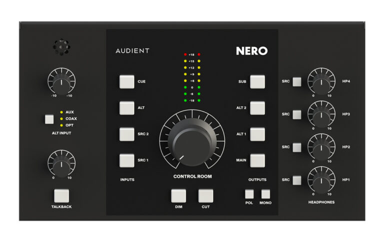 Audient NERO, בקר מוניטורים שולחני