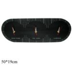 שעון עולמי 3 שעונים 50X19
