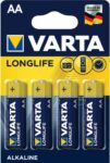 4 סוללות VARTA AA -חדש