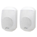 Polman Rivox500W – זוג רמקולים אלחוטיים לגינה, עמידים למים